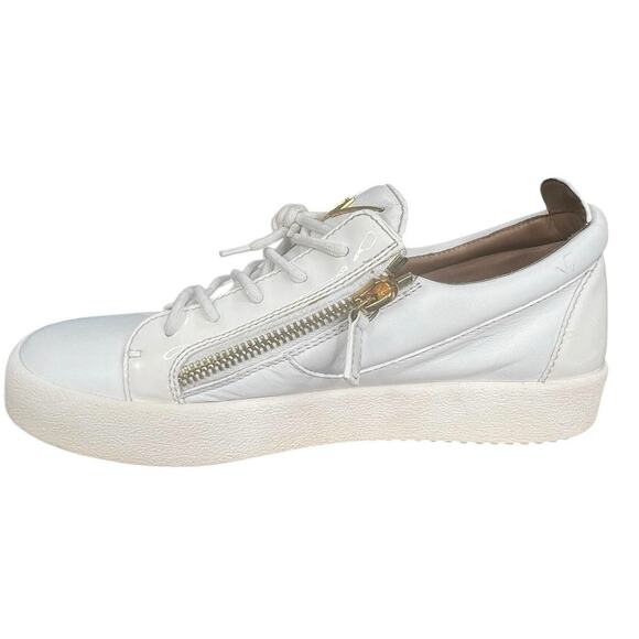 Giuseppe Zanotti Men’s Frankie White Low Sneakers Size 42 US 9 main image 9
